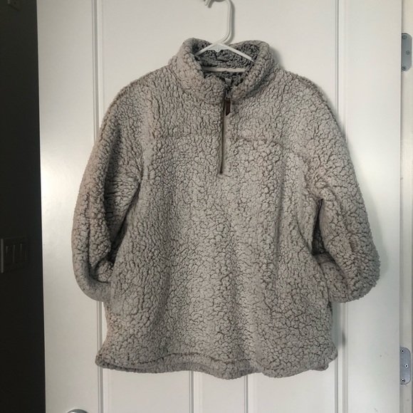 Fuzzy Pullover Jacket - Picture 2 of 10